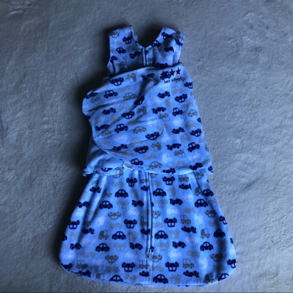 Halo Pajamas Halo Fleece Sleepsack Swaddle Blue Car Print Poshmark
